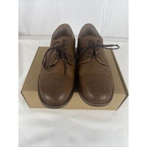 Marona Men's Brown Cap Toe Dress Shoes Oxford Lace Up Size 11 Casual Business